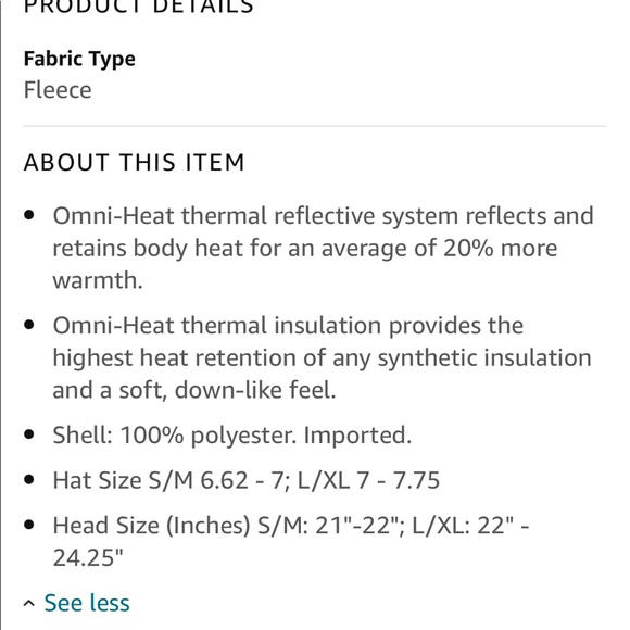 Columbia Sportswear White Winter Fleece Hat - Picture 5 of 5